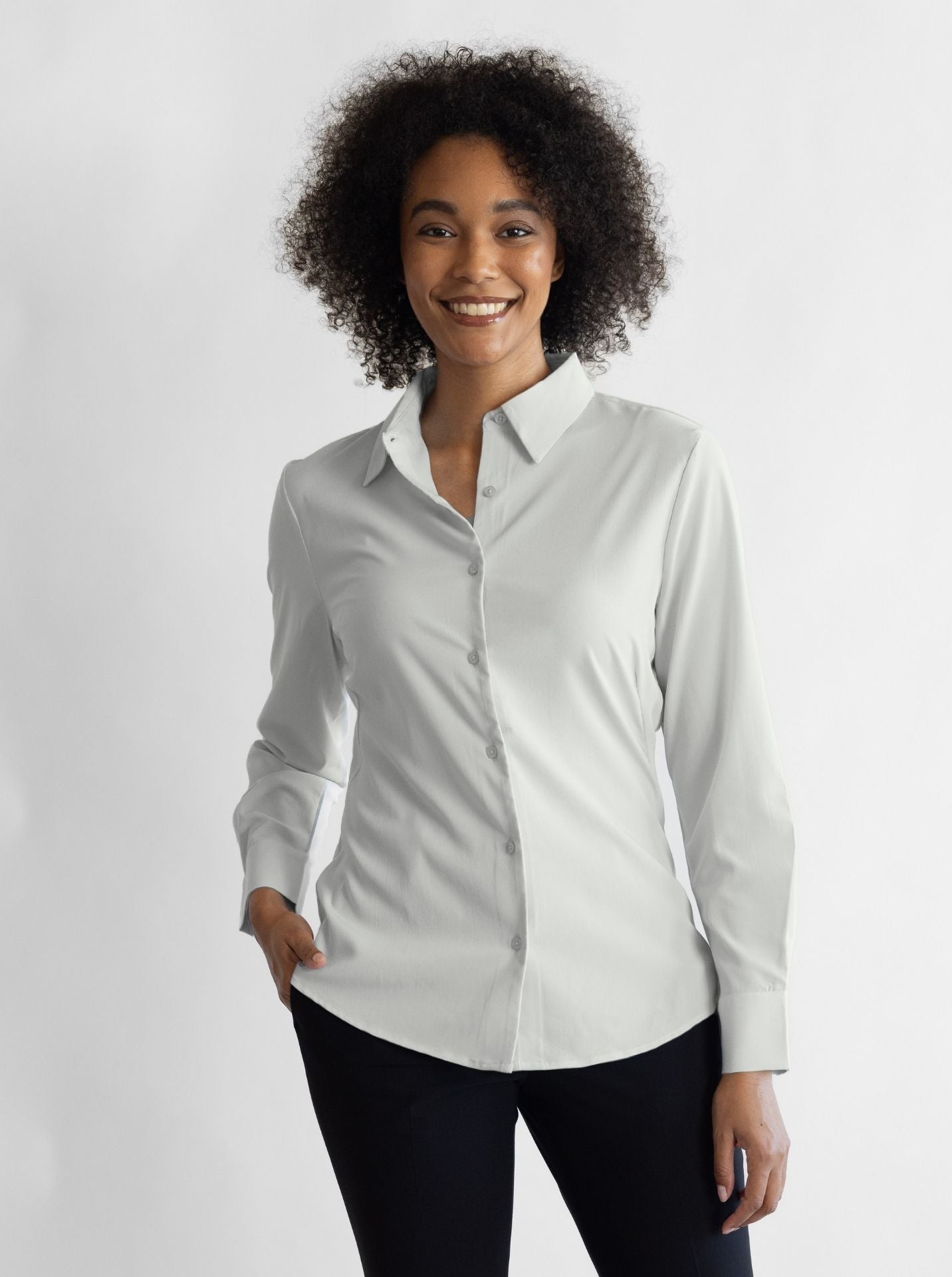 Ladies’ [re]solve Stretch Tailored Blouse (GRS)