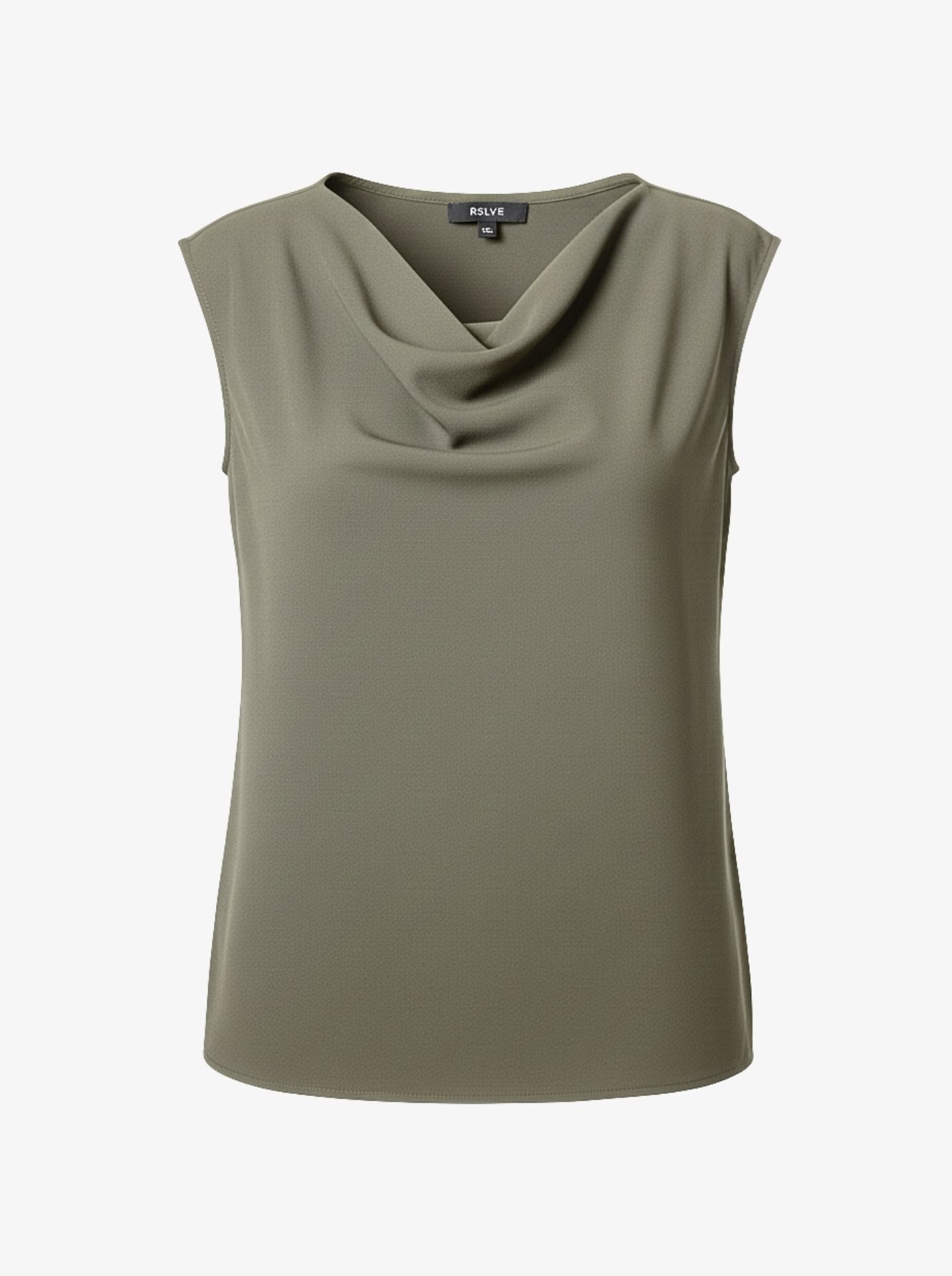 Ladies’ [re]solve Stretch Tailored Cowl  Neck Blouse