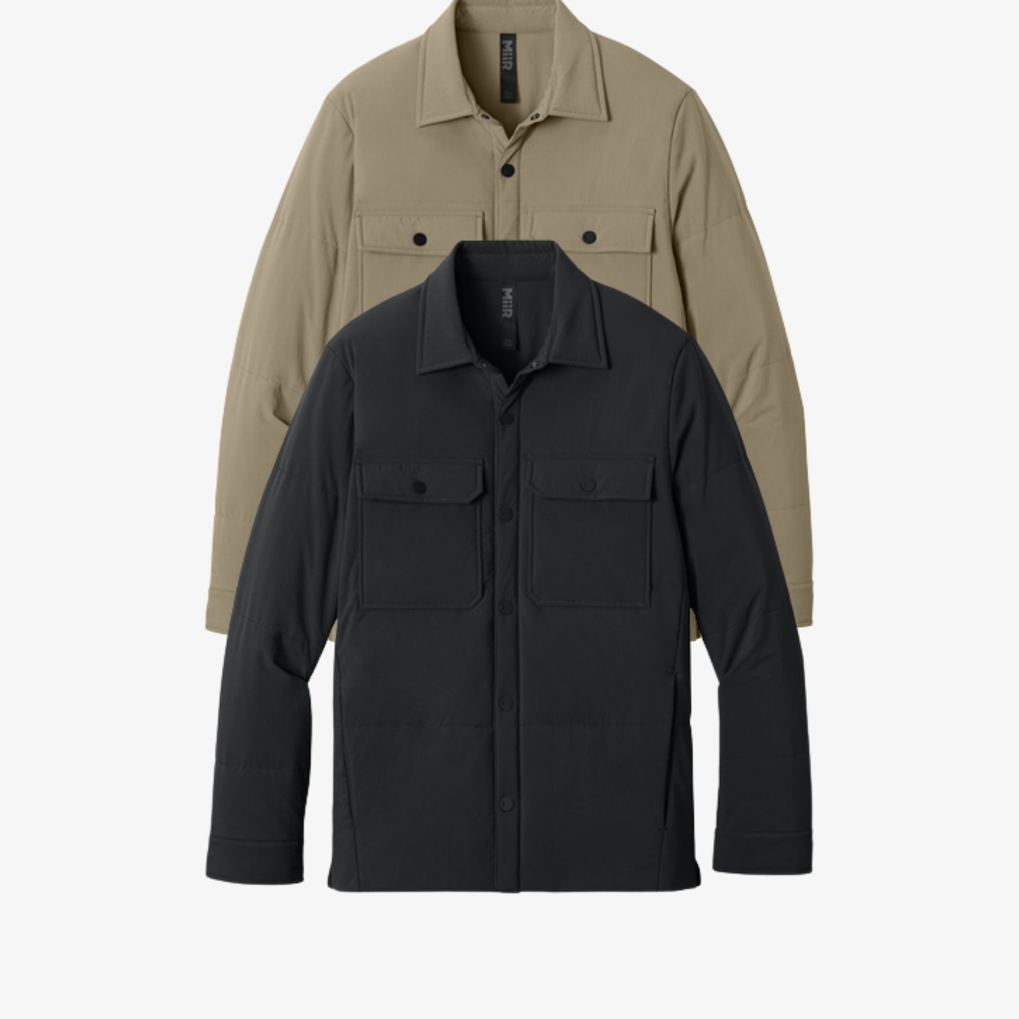 MiiR® Sashiko Stretch Puffy Shacket