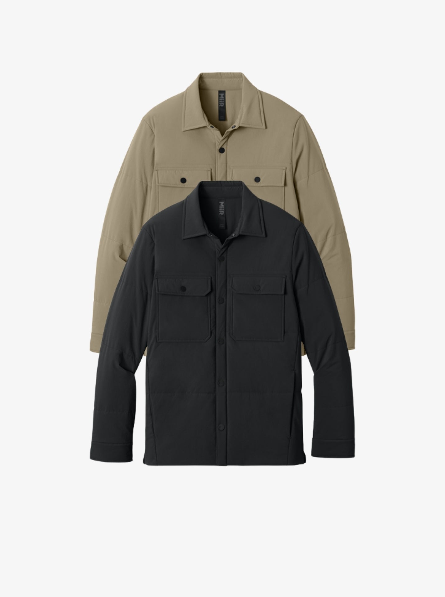 MiiR® Sashiko Stretch Puffy Shacket