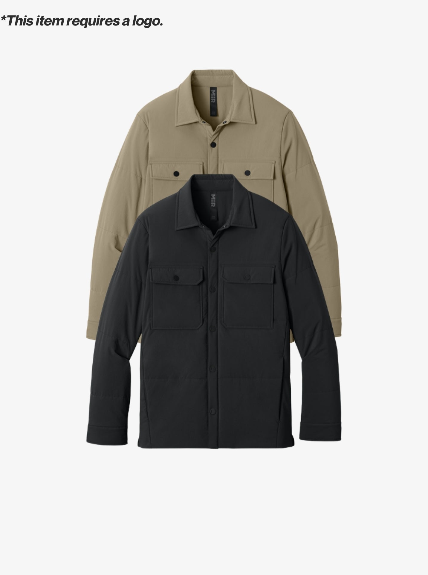 MiiR® Sashiko Stretch Puffy Shacket