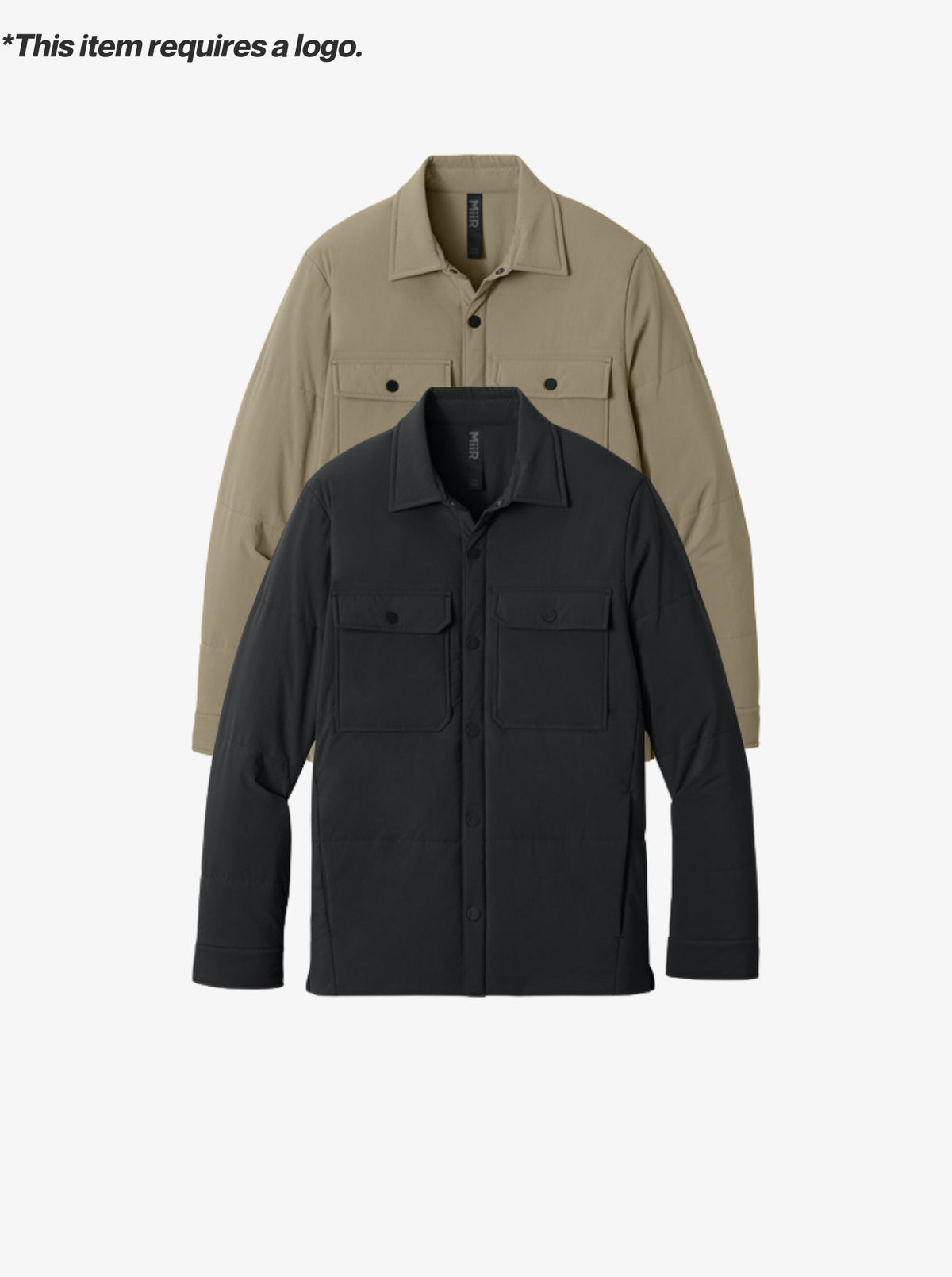 MiiR® Sashiko Stretch Puffy Shacket