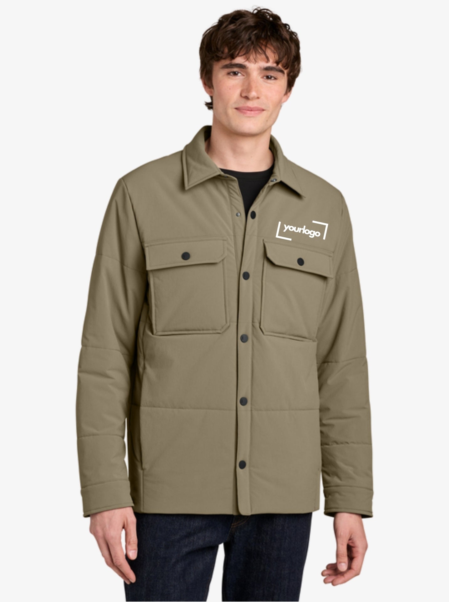 MiiR® Sashiko Stretch Puffy Shacket