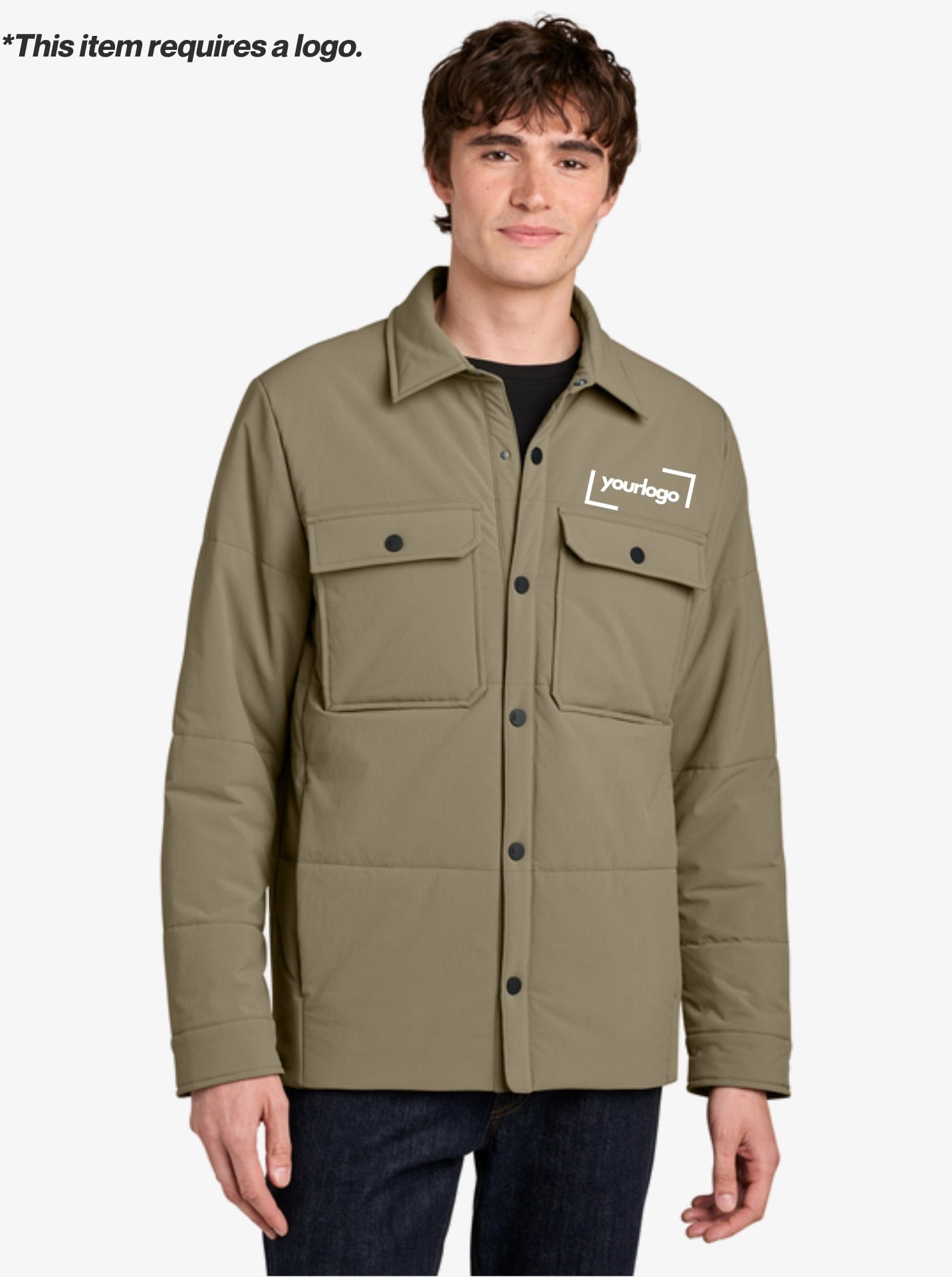 MiiR® Sashiko Stretch Puffy Shacket