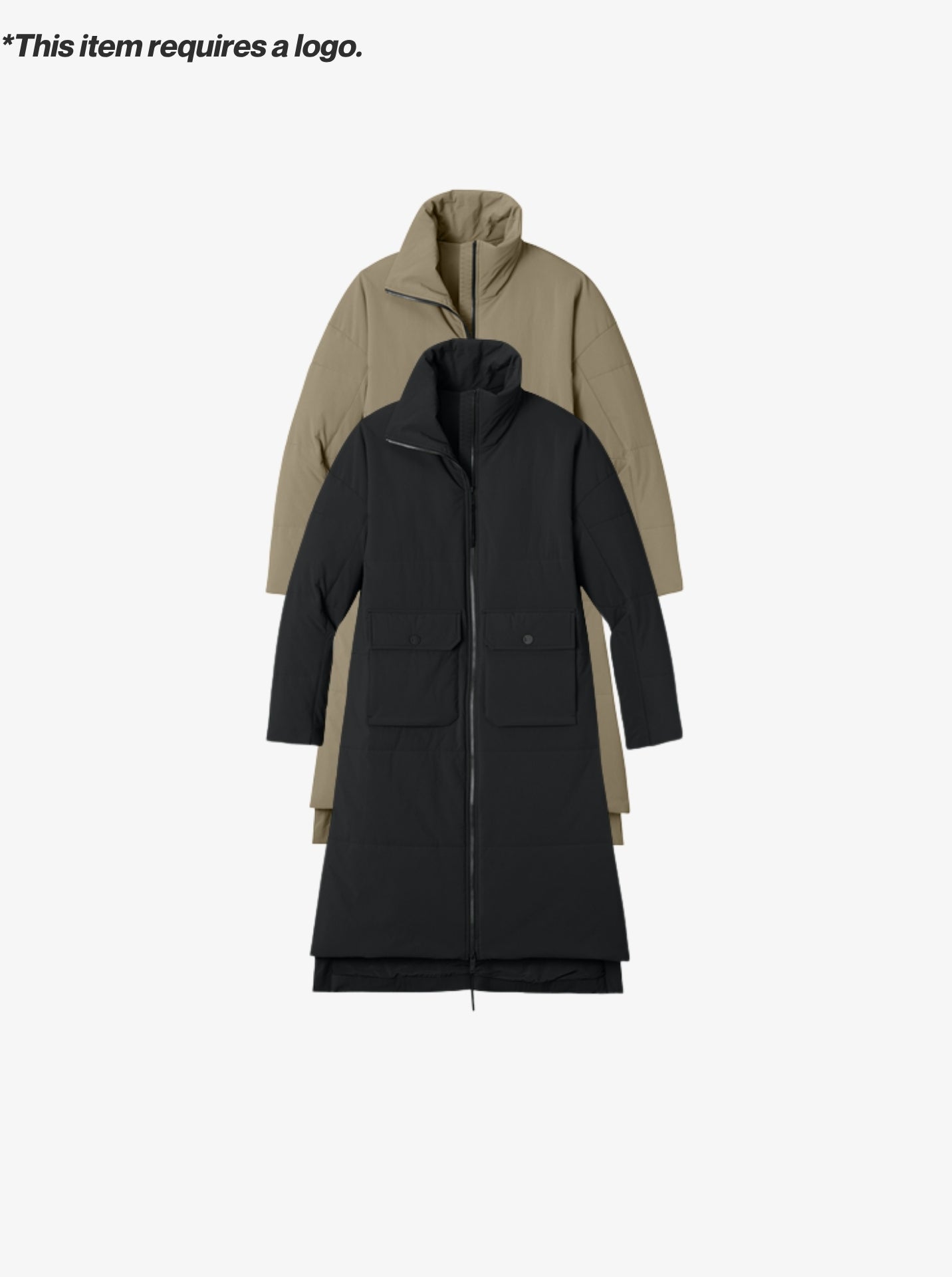 MiiR® Ladies’ Sashiko Stretch Puffy Long Jacket