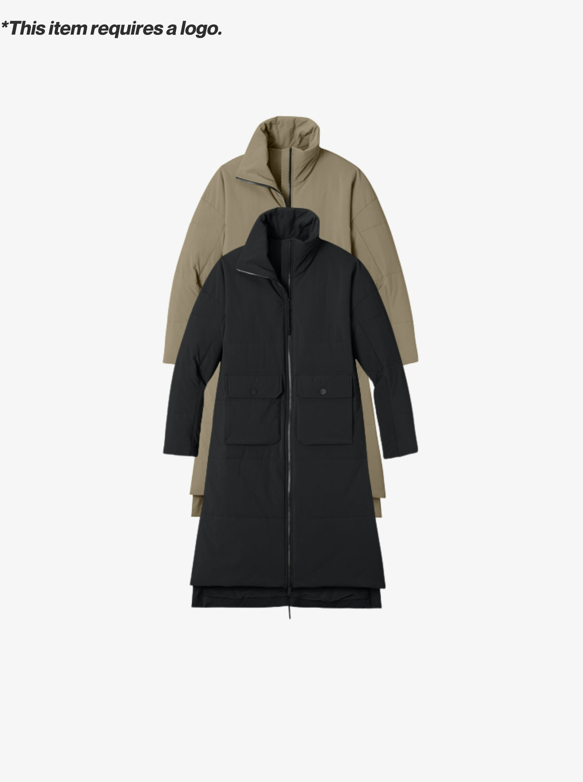MiiR® Ladies’ Sashiko Stretch Puffy Long Jacket