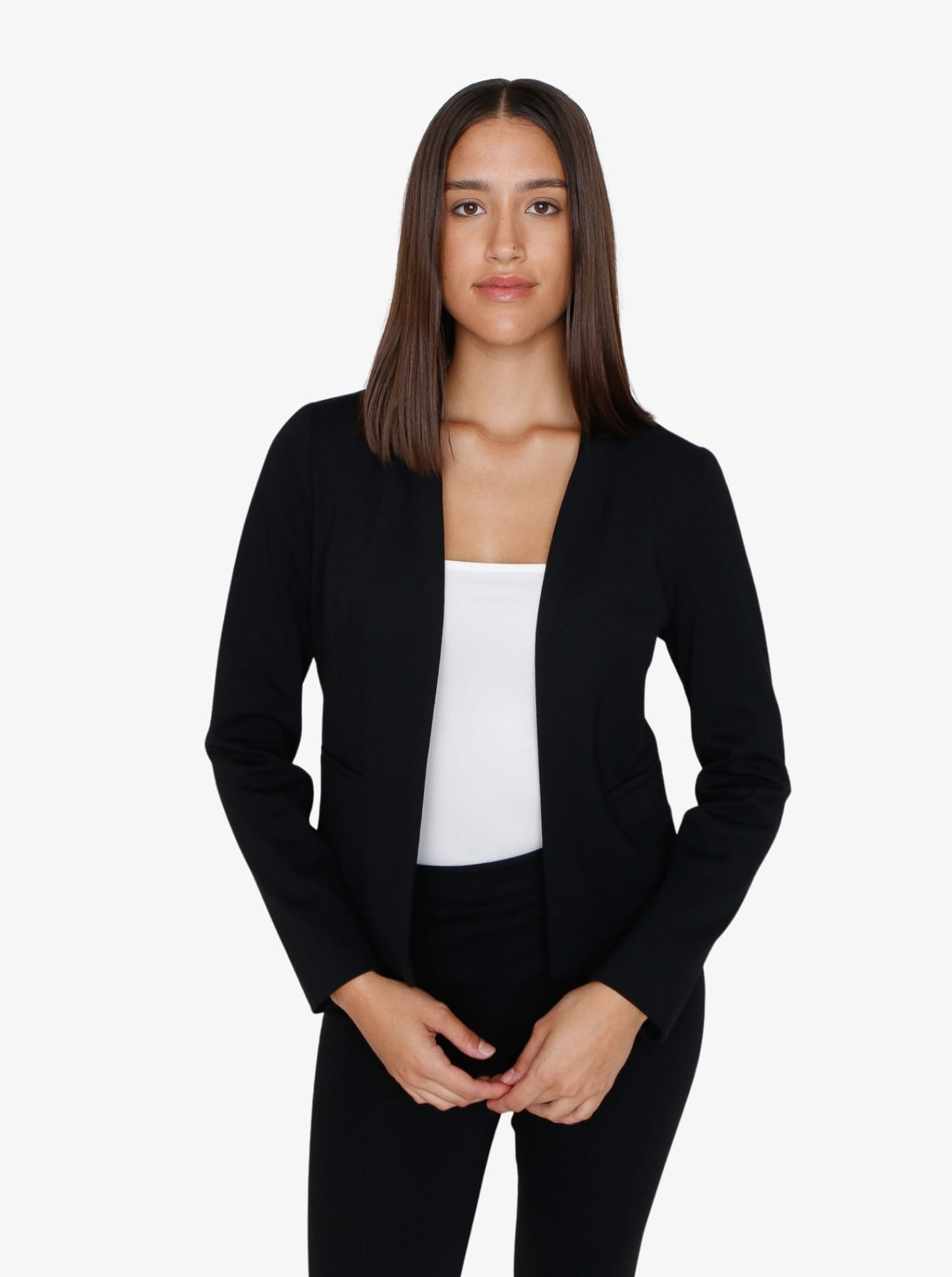 Ladies’ (re)Solve Knit Ponte Open Blazer