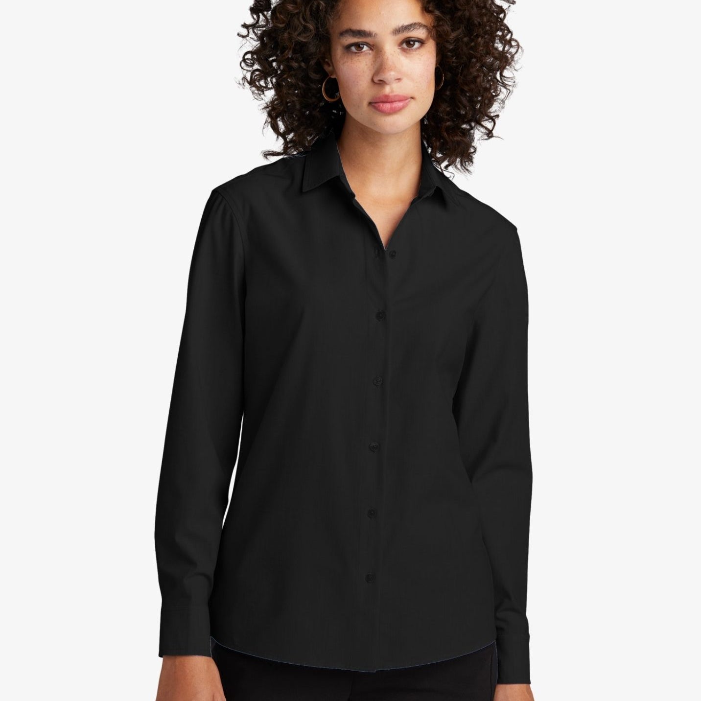 Ladies' Long Sleeve Stretch Woven Shirt