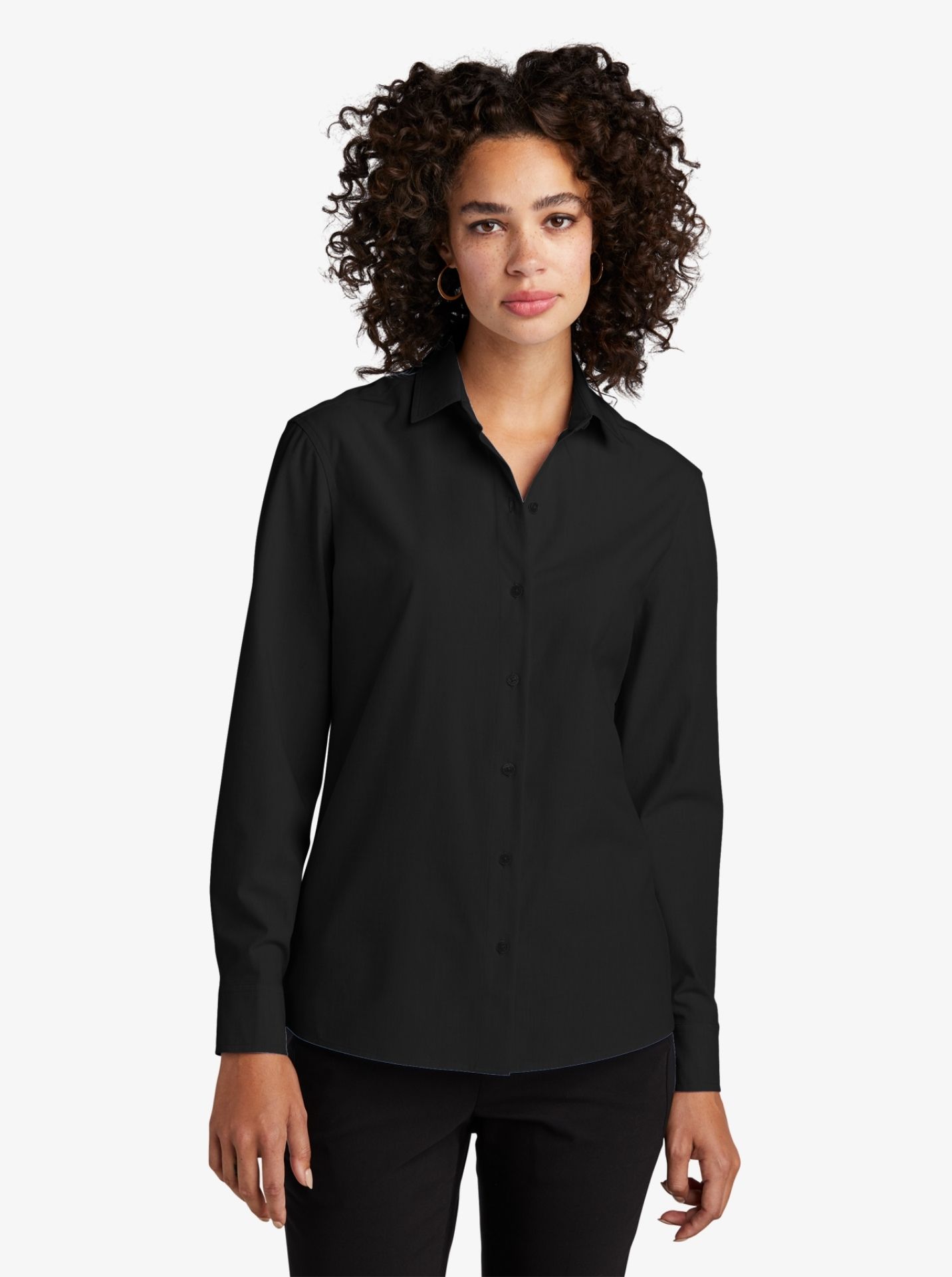 Ladies' Long Sleeve Stretch Woven Shirt