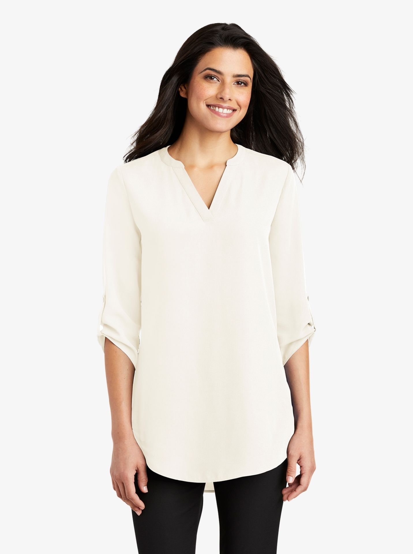 Ladies' 3/4 Sleeve Tunic Blouse