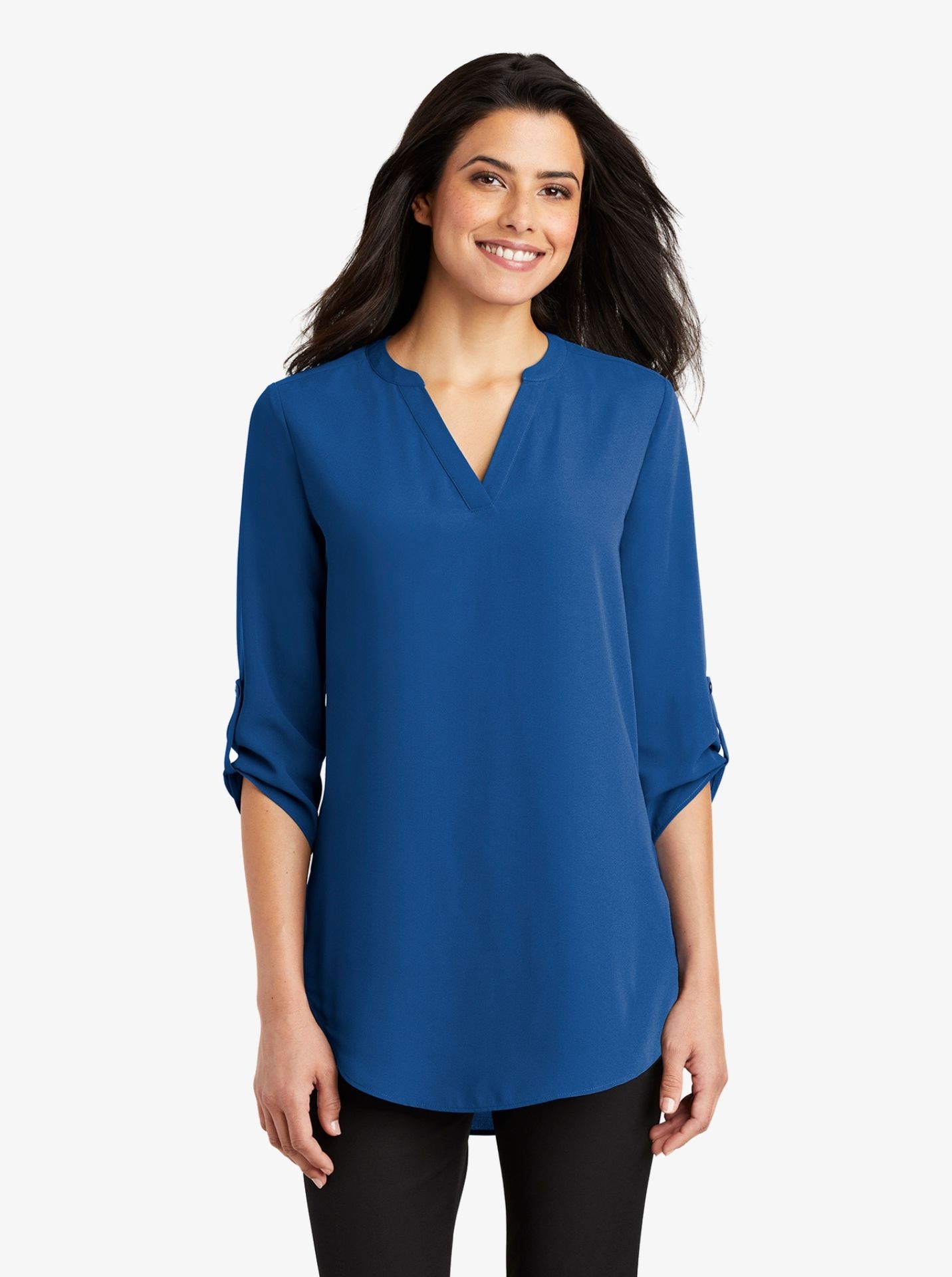 Ladies' 3/4 Sleeve Tunic Blouse