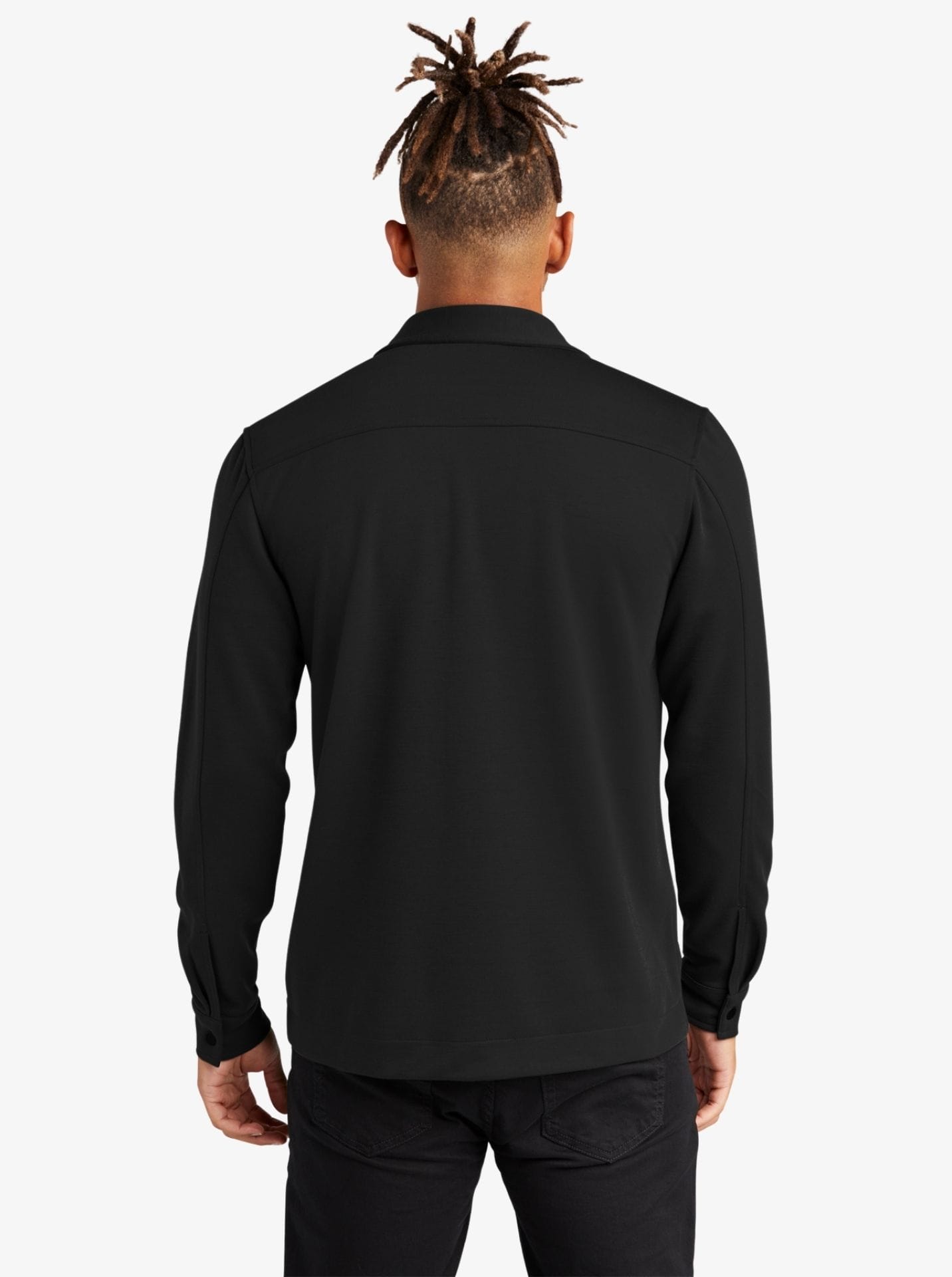 Double-Knit Snap Front Jacket