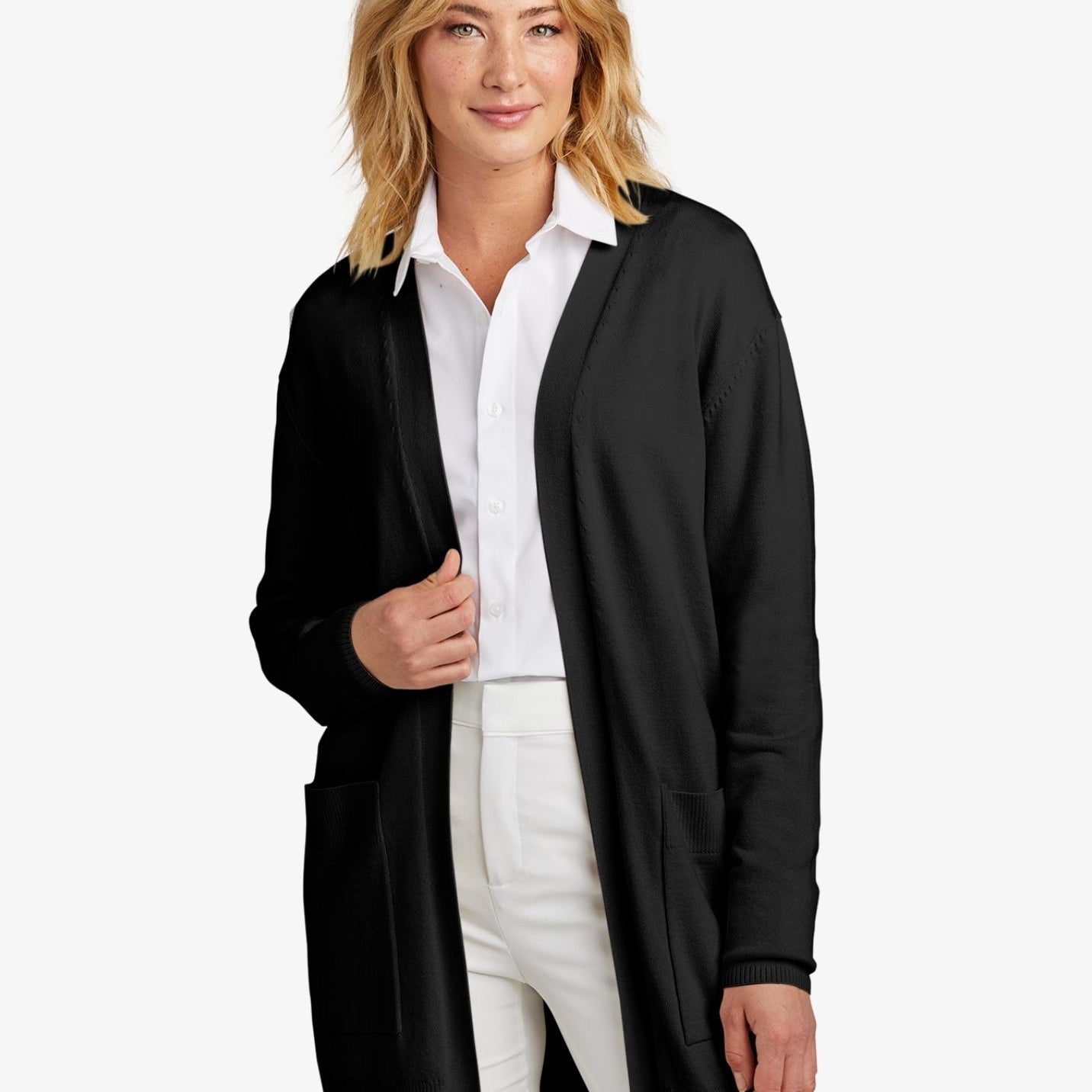 Ladies' Long Cardigan Sweater