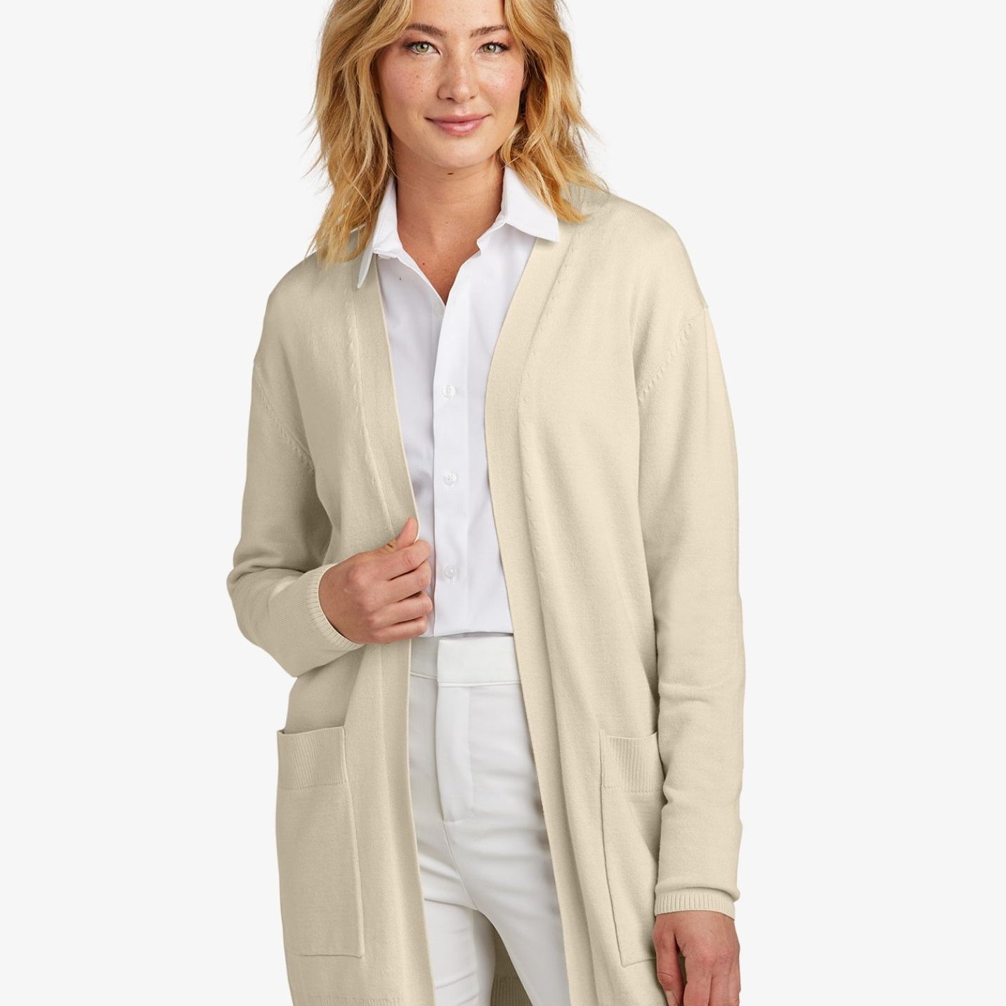 Ladies' Long Cardigan Sweater