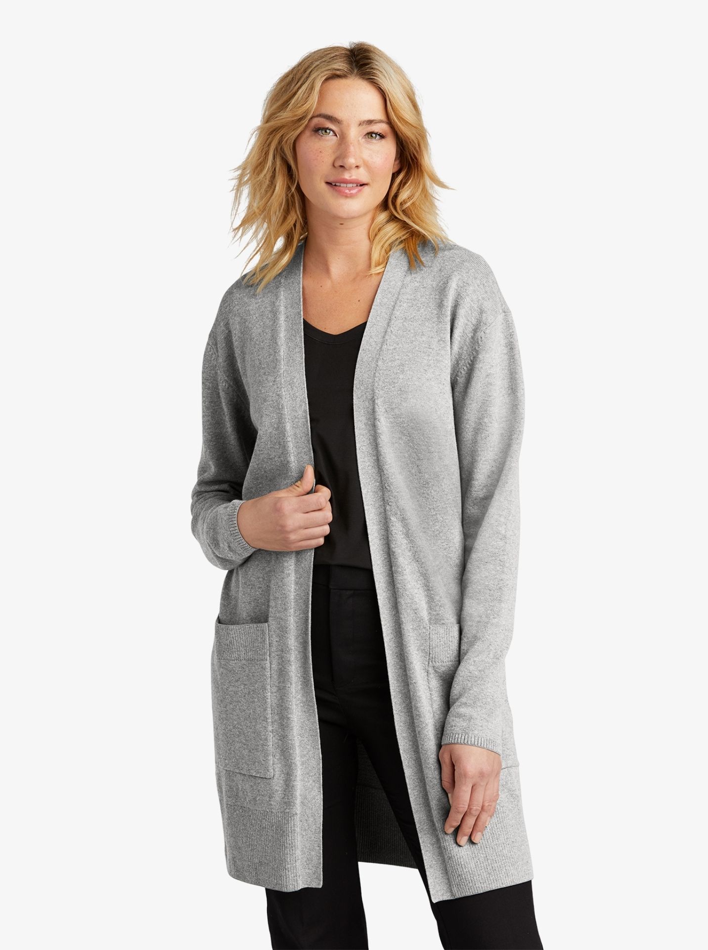 Ladies' Long Cardigan Sweater