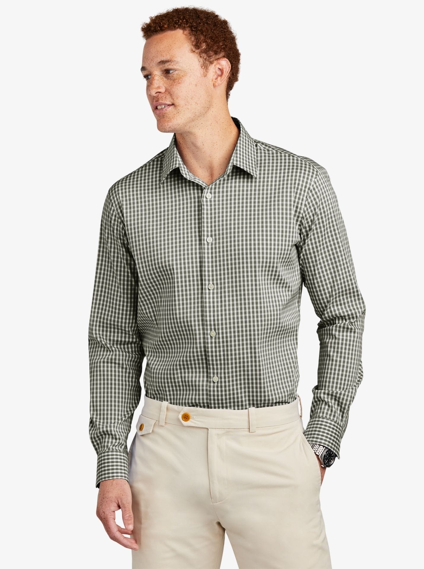 Brooks Brothers® Tech Stretch Patterned Shirt