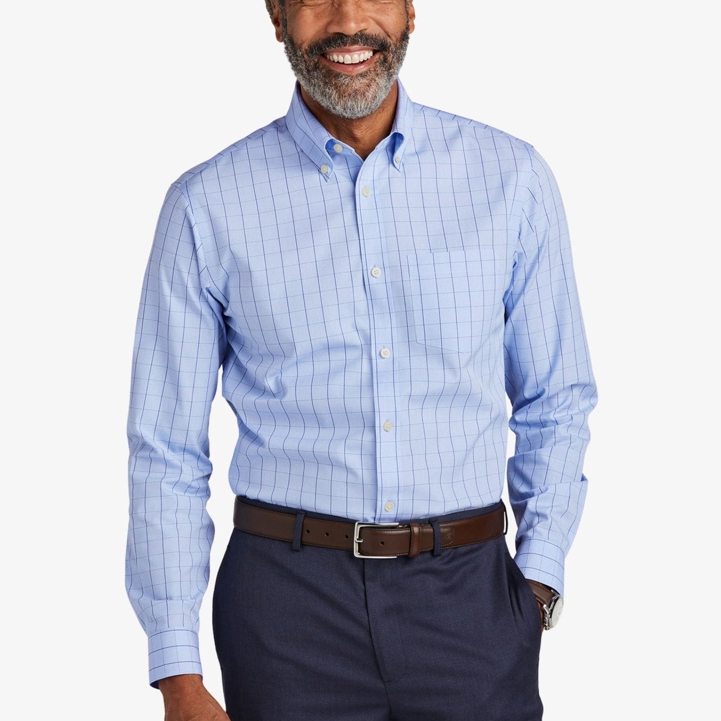 Brooks Brothers® Wrinkle-Free Stretch Patterned Shirt