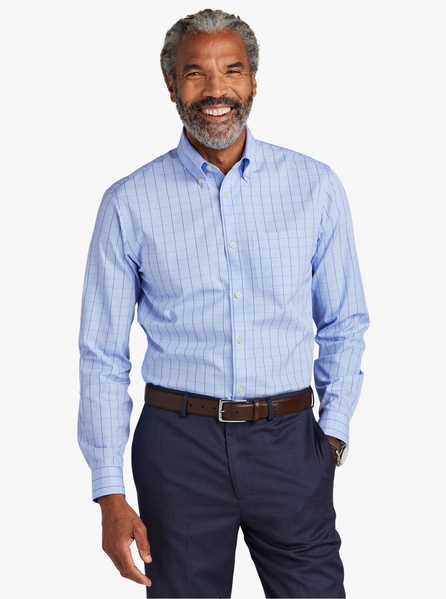 Brooks Brothers® Wrinkle-Free Stretch Patterned Shirt