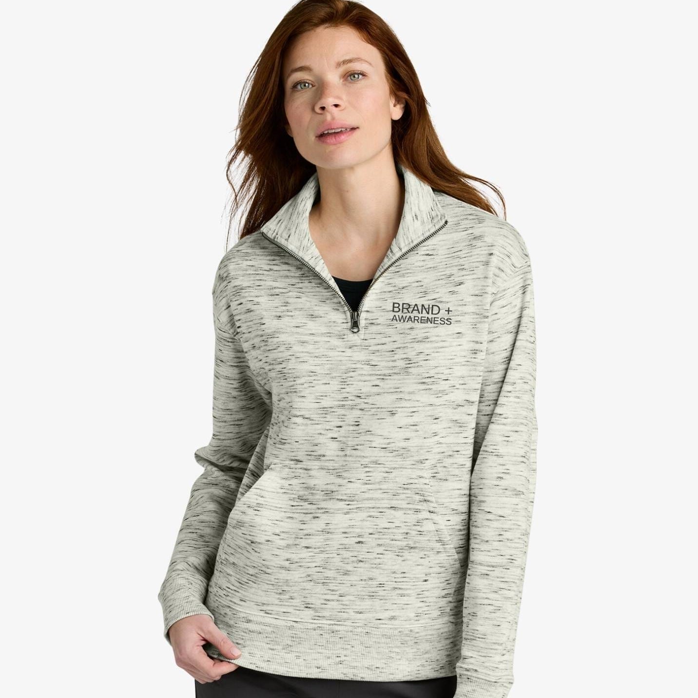 Ladies’ Space Dye Fleece 1/4-Zip