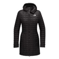 2009-Black-The-North-Face-Ladies-ThermoBall-Eco-Long-Jacket-Front